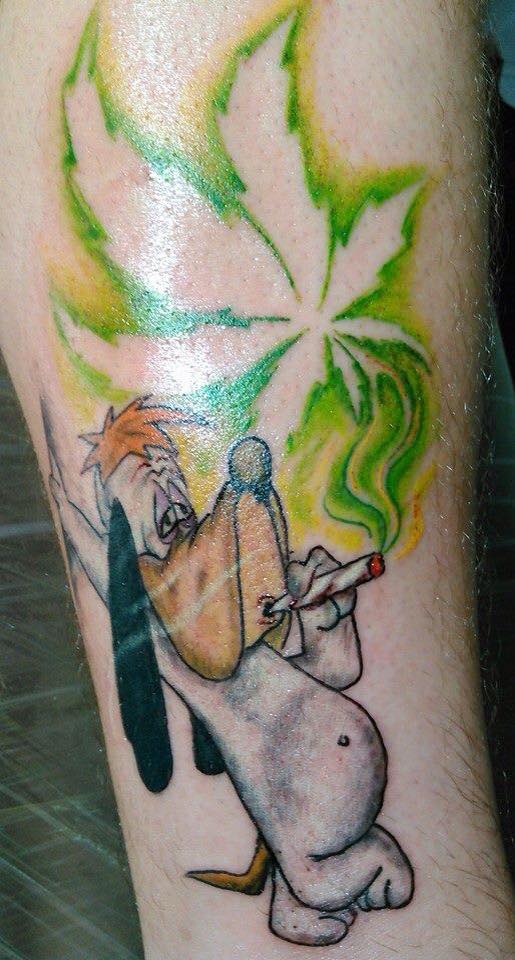 tatuaz-marihuana-lisc