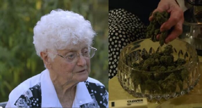91 letnia babcia gotuje masło konopne i kurczaka z marihuana