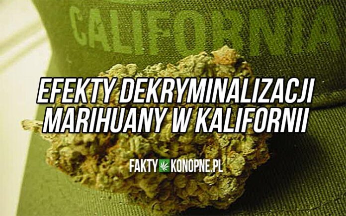 Efekty dekryminalizacji marihuany w Kalifornii