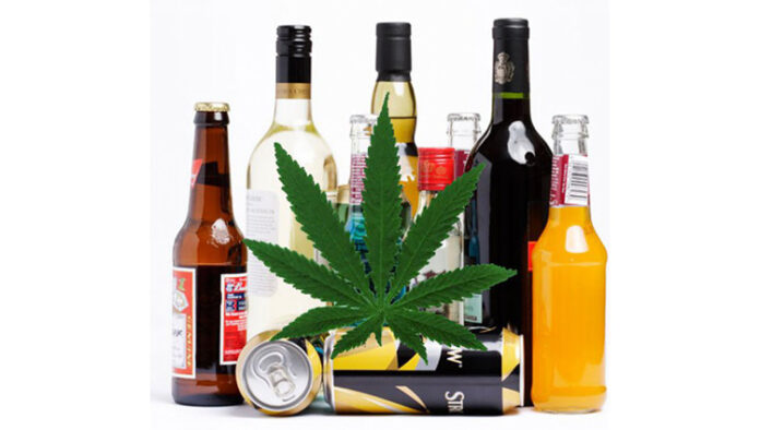 użytkownicy marihuany rzadko łączą ją z alkoholem
