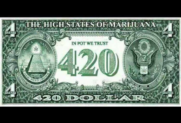 sprzedaż legalnej marihuany w USA 20 kwietnia wyniosła ponad 45 milionów dolarów