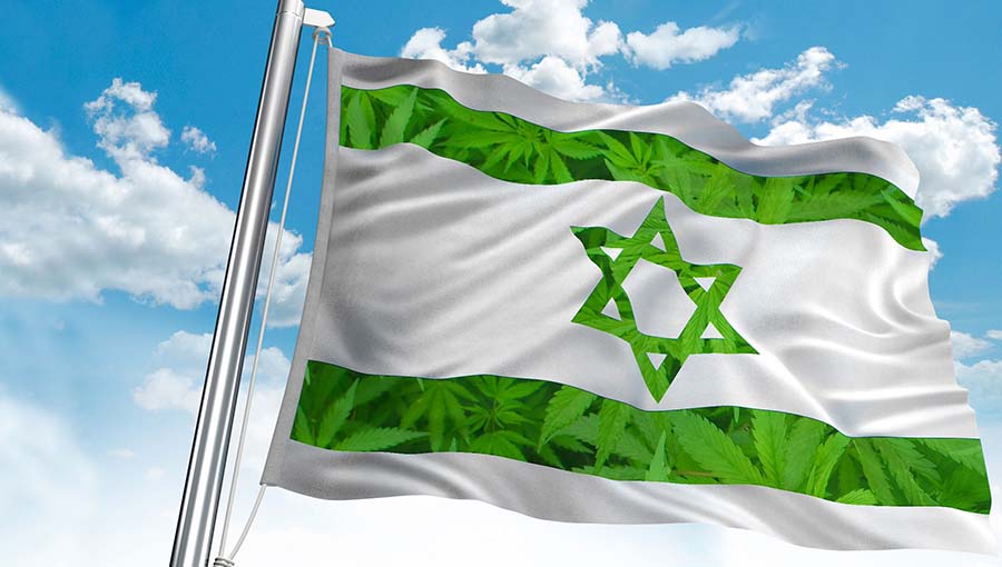 izrael marihuana miejsca publiczne