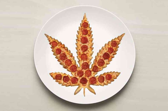 pizza z marihuaną