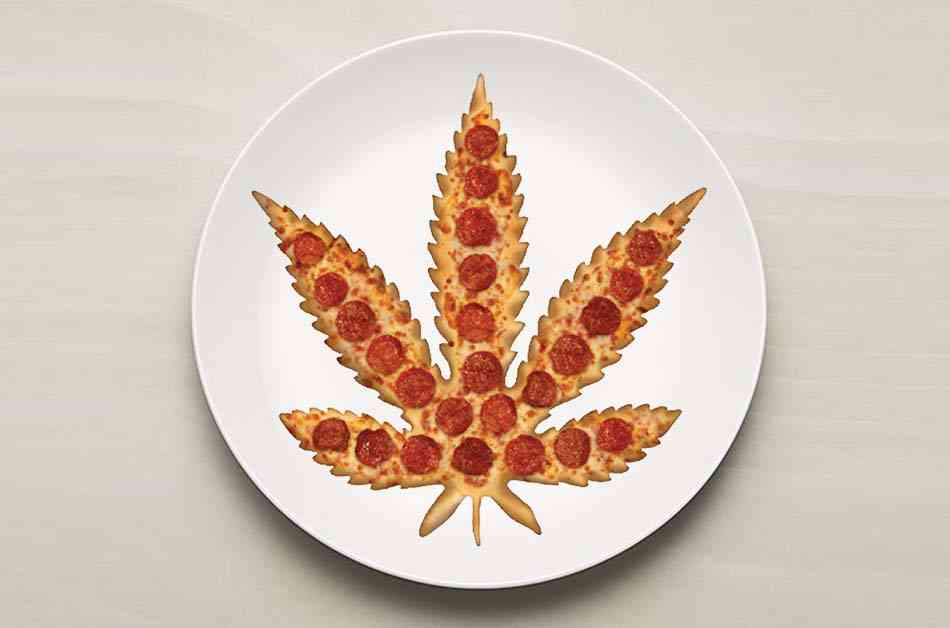 pizza z marihuaną