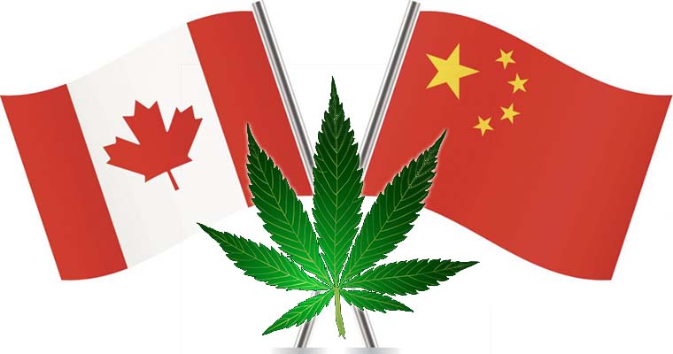 chiny obwiniaja kanade za marihuane