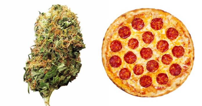 Pizza gratis do każdych zamówionych 14g marihuany