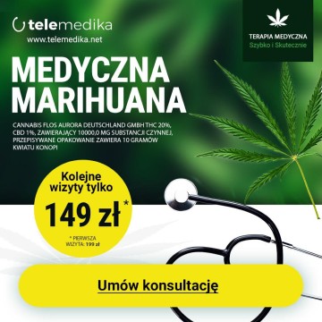 Telemedika - recepta na medyczną marihuanę