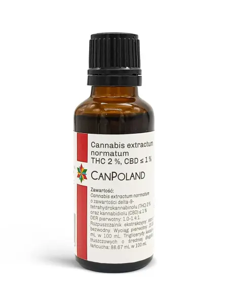 Olej 2% THC do 1% CBD CanPoland