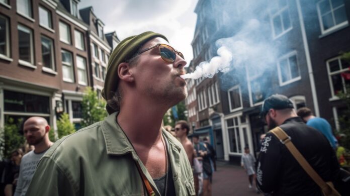 Amsterdam - zakaz publicznego palenia marihuany
