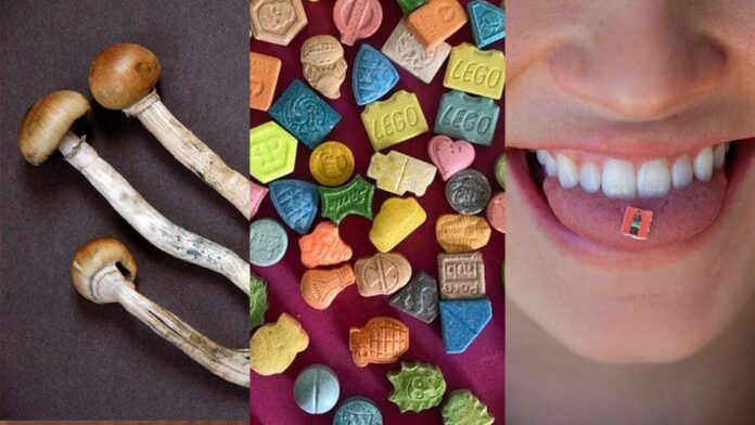 MDMA poprawia działanie LSD i psylocybiny