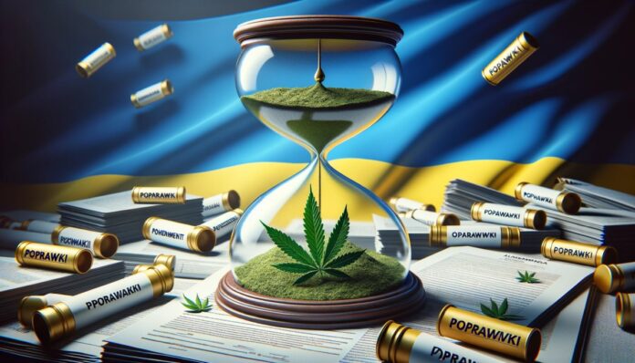 Opóźnienia w procesowaniu ustawy o legalizacji marihuany spowodowane są przez kilkuset stronicową listę poprawek
