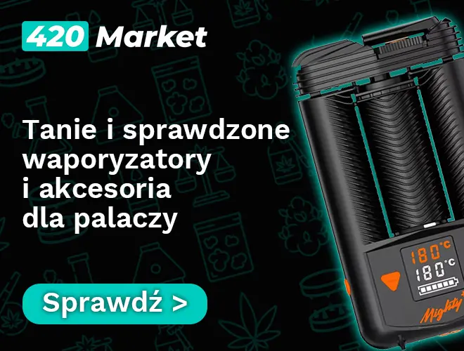 Baner 420market.pl - sklep z waporyzatorami i akcesoriami dla palaczy