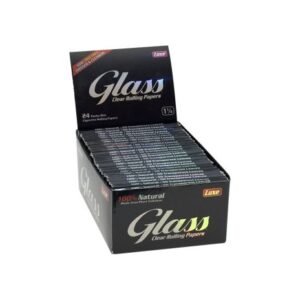 Bibułki Glass Clear 1i 1/4  przeźroczyste