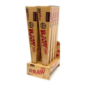 Bibułki RAW Cone 20 Stage Rawket gotowe stożki 7 rozmiarów