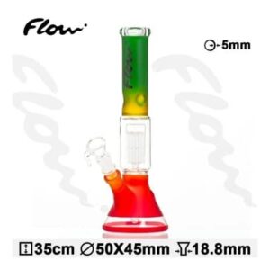 Bongo Beaker Flow z 8-ramiennym perkolatorem szlif 18.8 mm różne kolory