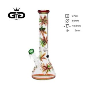 Bongo Grace Glass Beaker wys. 37 cm szlif 18.8 mm
