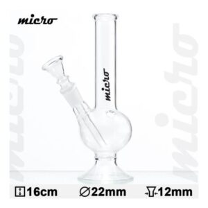 Bongo Micro Bouncer Glass wys. 16 cm szlif. 12 mm