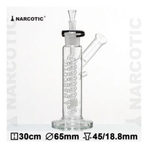 Bongo Narcotic fajka wodna 30cm szklane bongo na stopce 18.8mm