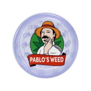 Grinder akrylowy Pablo's Weed transparentny