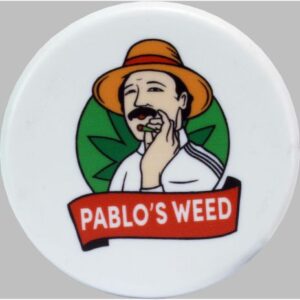 Grinder do suszu akrylowy Pablo's Weed biały