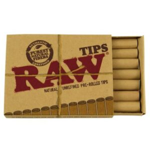 RAW Prerolled Tips Filtry do jointów
