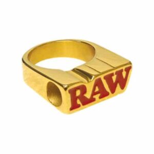 RAW SMOKERS 24k GOLD RING - pierścionek sygnet RAW RING do jointa